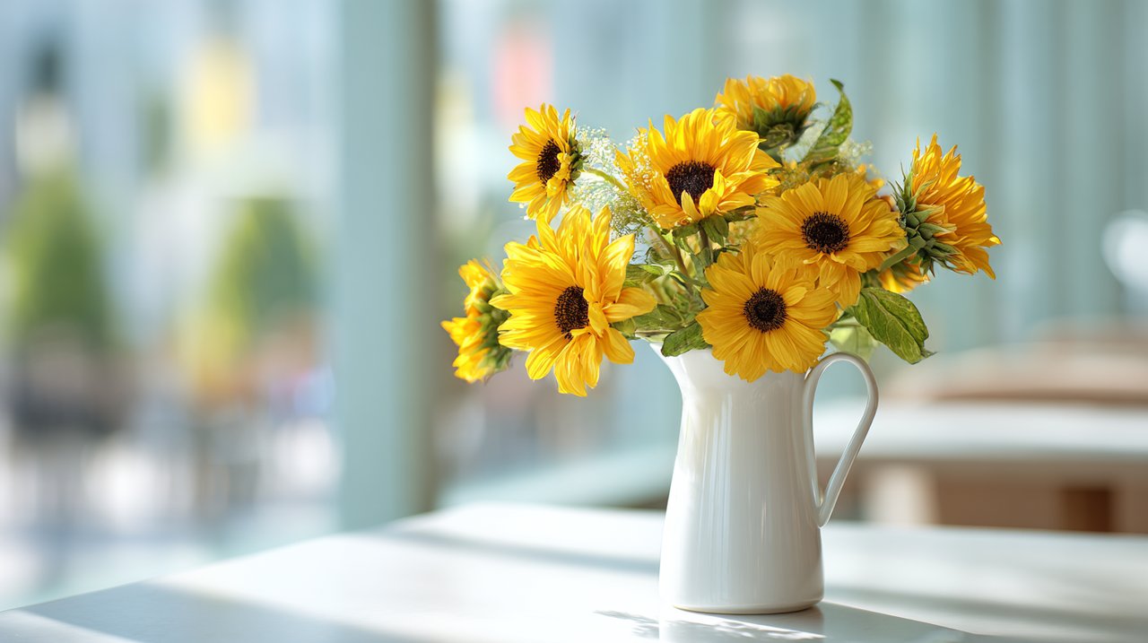 Vibrant sunflowers symbolizing hope and resilience.