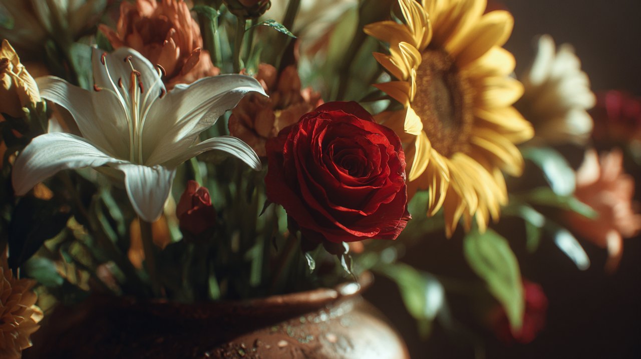 A diverse collection of flowers, symbolizing the depth of flower language.