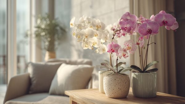 Multiple butterfly orchids as elegant home decor